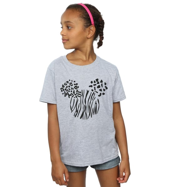 Disney Girls Mickey Mouse Animal Cotton T-Shirt