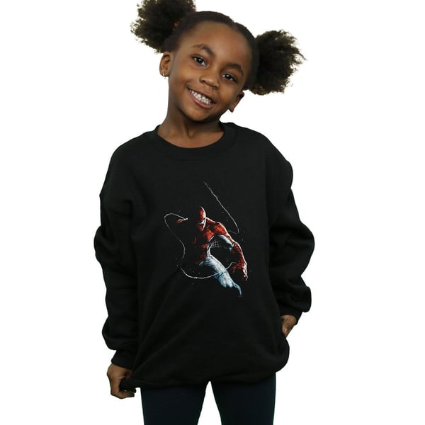 Marvel Girls Spider-Man Painting Sweatshirt