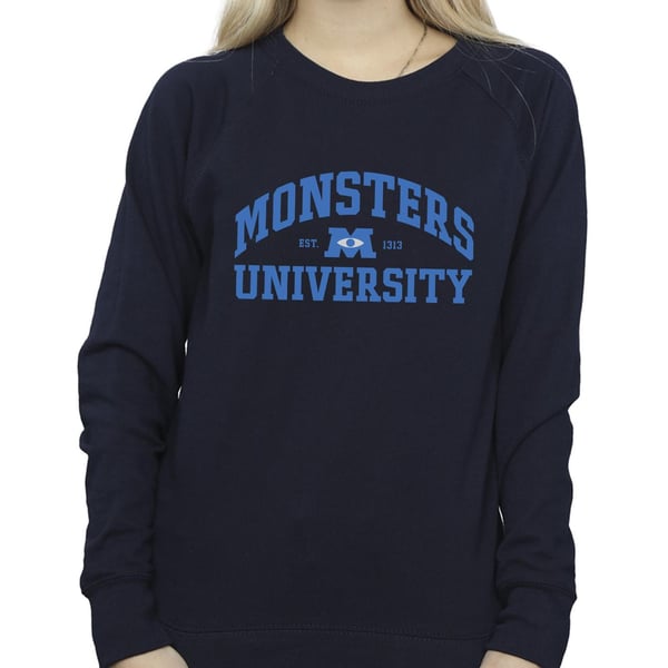 Disney Womens/Ladies Monsters University Logo Sweatshirt
