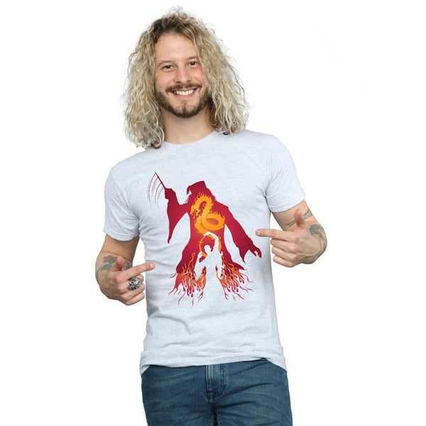 Harry Potter Mens Dumbledore Silhouette T-Shirt