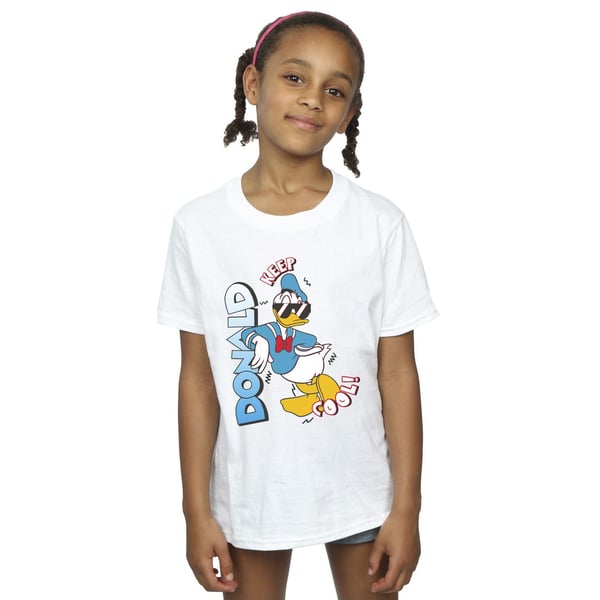 Disney Girls Donald Duck Cool Cotton T-Shirt