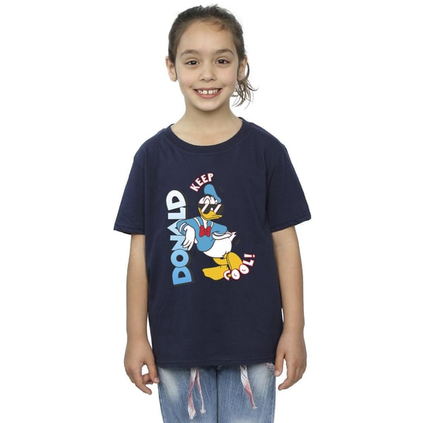 Disney Girls Donald Duck Cool Cotton T-Shirt