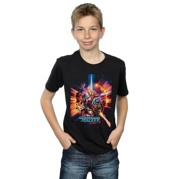 Marvel Studios Boys Guardians Of The Galaxy Vol. 2 Poster T-Shirt