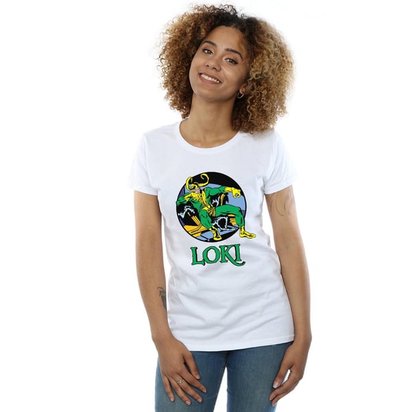 Marvel Womens/Ladies Loki Throne Cotton T-Shirt