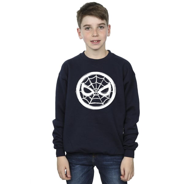 Marvel Boys Spider-Man Chest Logo Sweatshirt