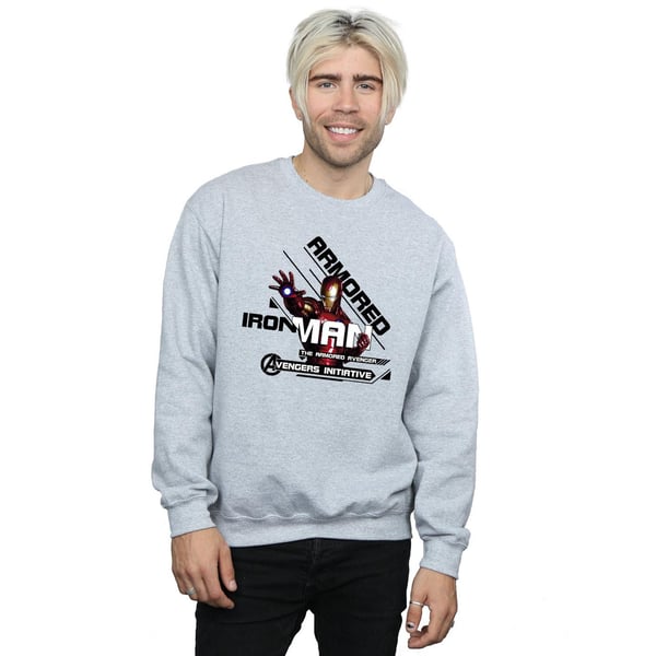 Marvel Mens Iron Man Armored Avenger Sweatshirt