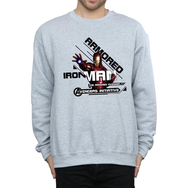 Marvel Mens Iron Man Armored Avenger Sweatshirt