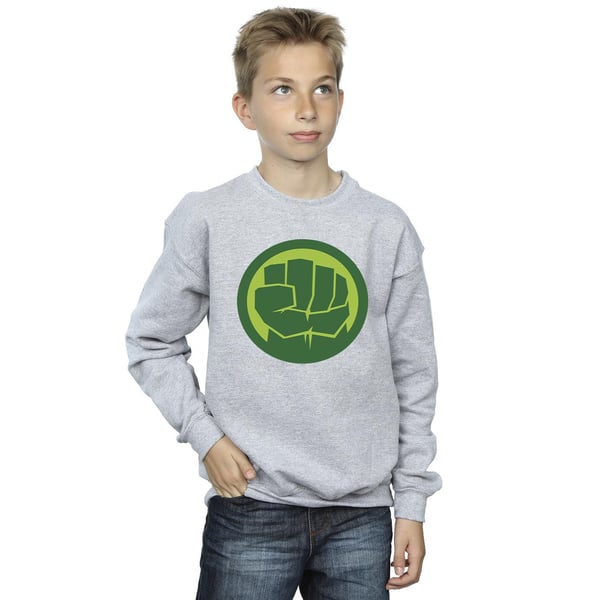Marvel Boys Hulk rintalogo collegepaita