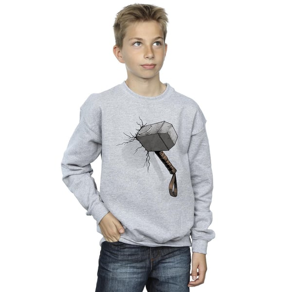 Marvel Universe Boys Thor Hammer Crack Sweatshirt