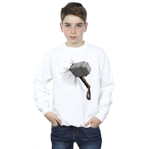 Marvel Universe Boys Thor Hammer Crack Sweatshirt
