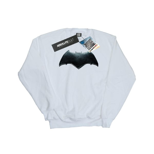 DC Comics Mens Justice League Movie Batman Emblem Sweatshirt
