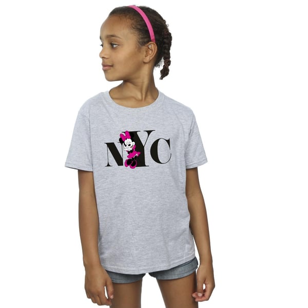 Disney Girls Minnie Mouse NYC Cotton T-Shirt