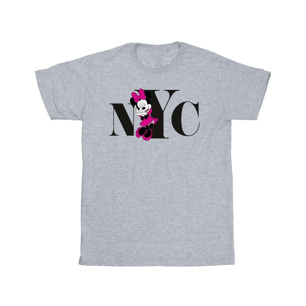 Disney Girls Minnie Mouse NYC Cotton T-Shirt