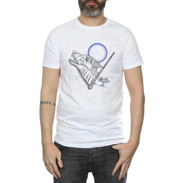 Harry Potter Mens Werewolf Line Art T-Shirt