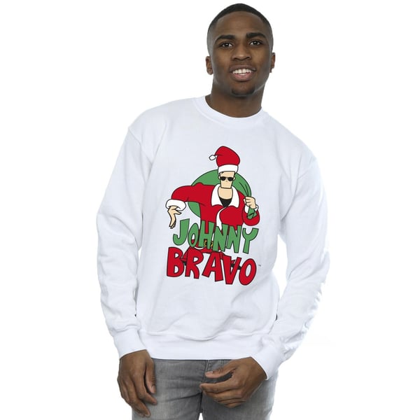 Johnny Bravo Mens Johnny Christmas Sweatshirt