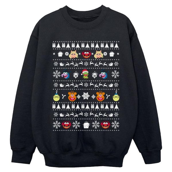 Disney Boys Muppets Christmas Heads Sweatshirt