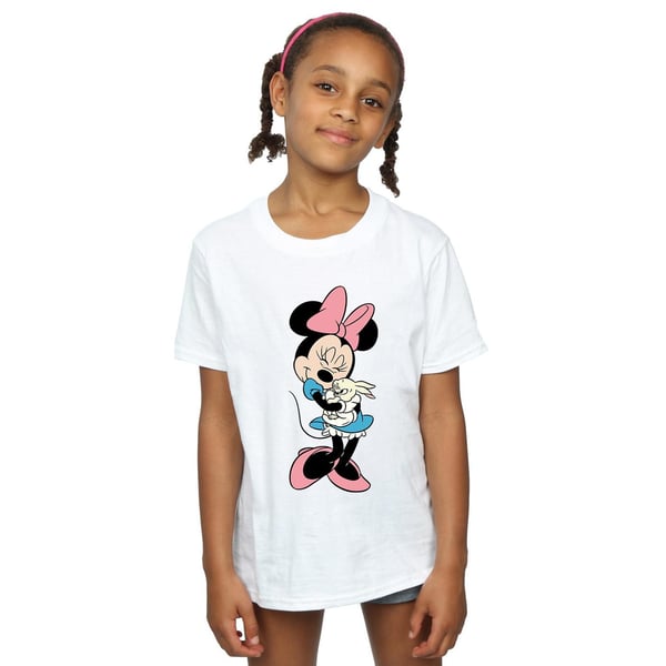 Disney Girls Minnie Mouse Bunny Hug Cotton T-Shirt