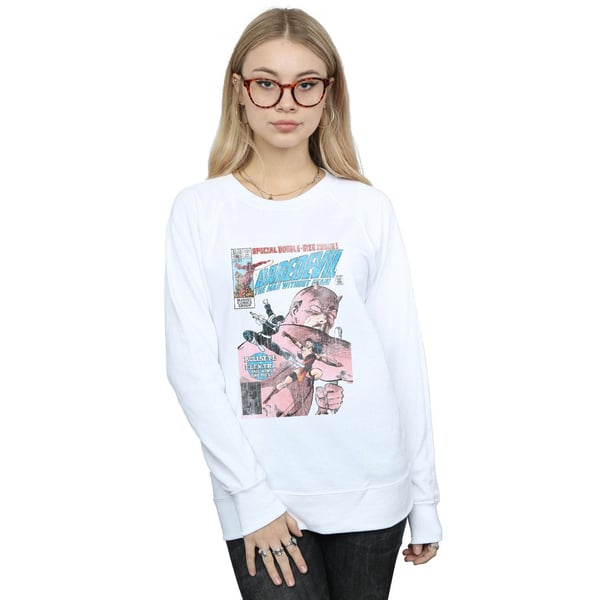 Marvel Womens/Ladies Daredevil Distressed Bullseye Vs Elektra Cover Sweatshirt