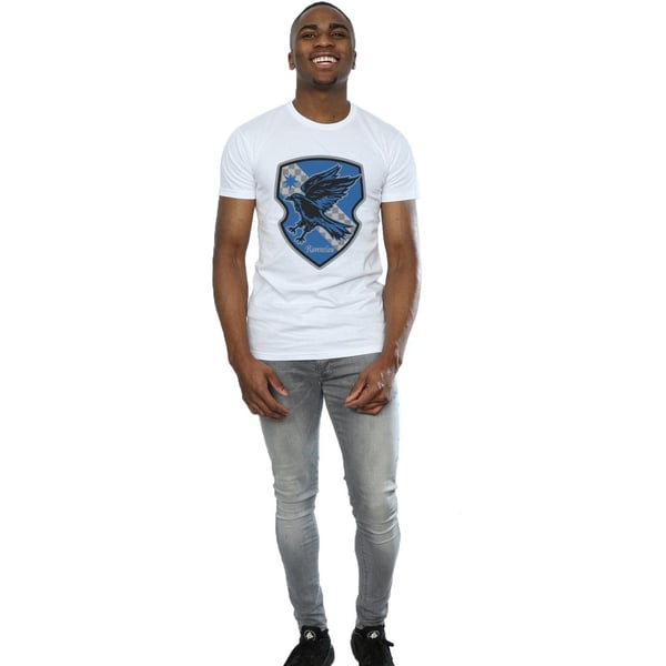 Harry Potter Mens Ravenclaw Crest Flat T-Shirt