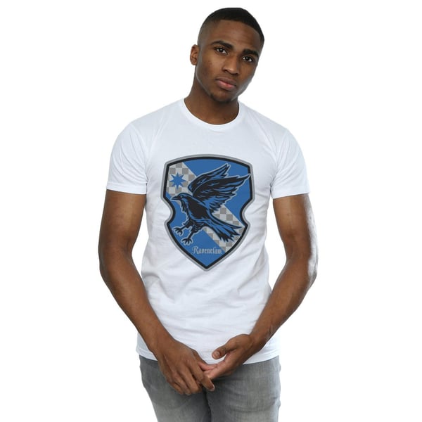 Harry Potter Mens Ravenclaw Crest Flat T-Shirt
