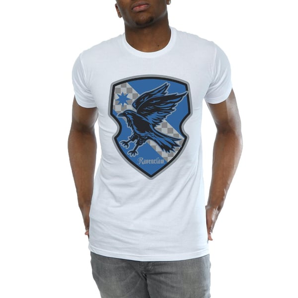 Harry Potter Mens Ravenclaw Crest Flat T-Shirt