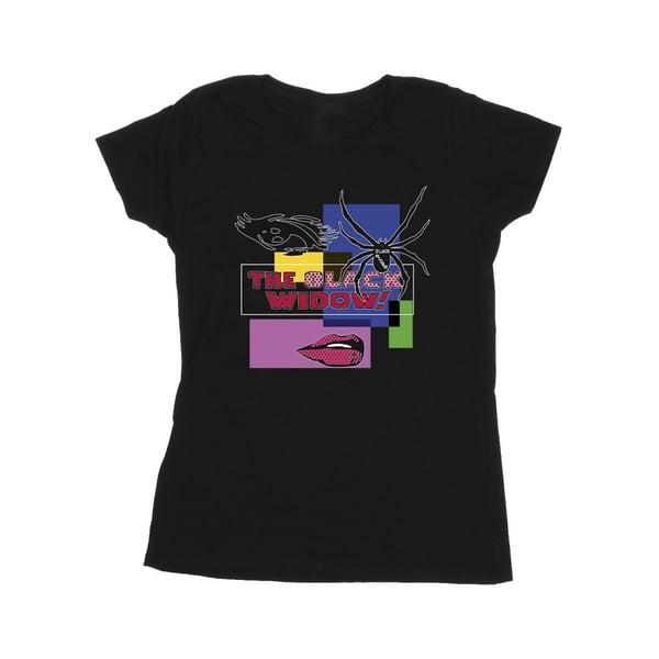 Marvel Womens/Ladies Black Widow Pop Art Cotton T-Shirt