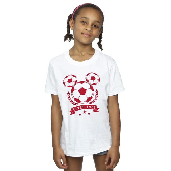 Disney Girls Mickey Football Head Cotton T-Shirt