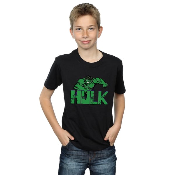 Marvel Boys Hulk Pixelated T-Shirt