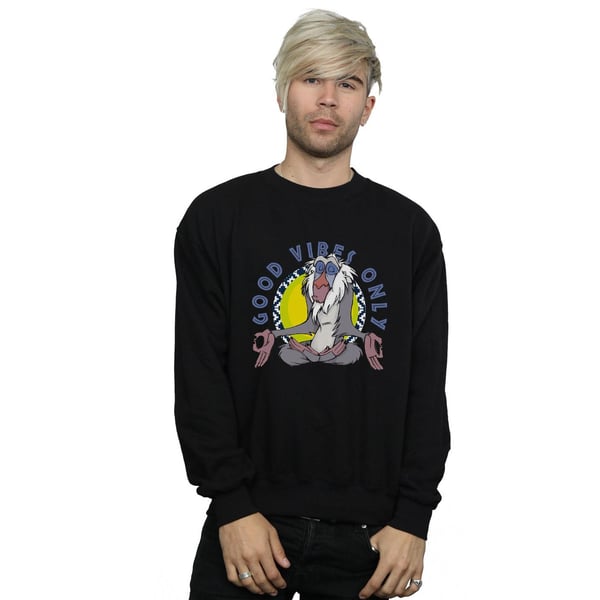 Disney Mens The Lion King Rafiki Good Vibes Only Sweatshirt