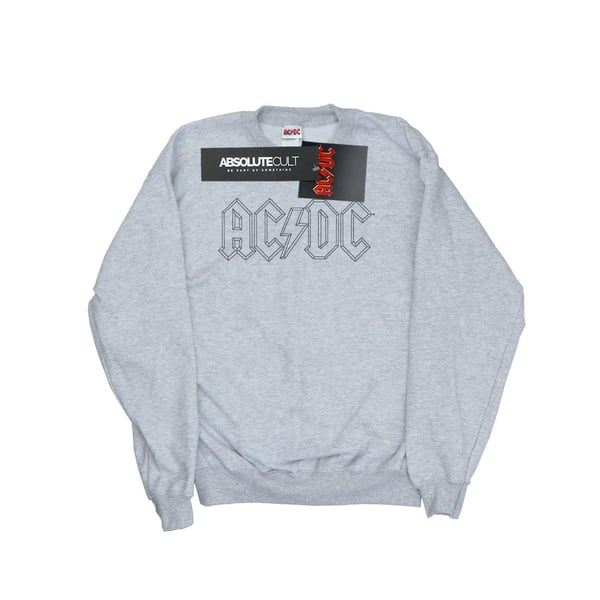 AC/DC Boys Black Outline Logo Sweatshirt