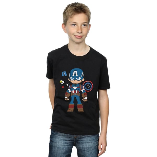 Marvel Boys Captain America Sketch T-Shirt