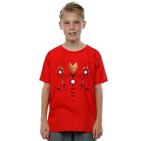 Marvel Boys Iron Man Armoured Suit T-Shirt