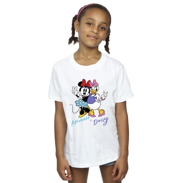 Disney Girls Minnie Mouse And Daisy Cotton T-Shirt