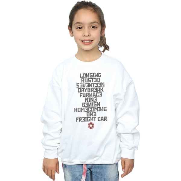 Marvel Girls Winter Soldier Trigger Words Sweatshirt
