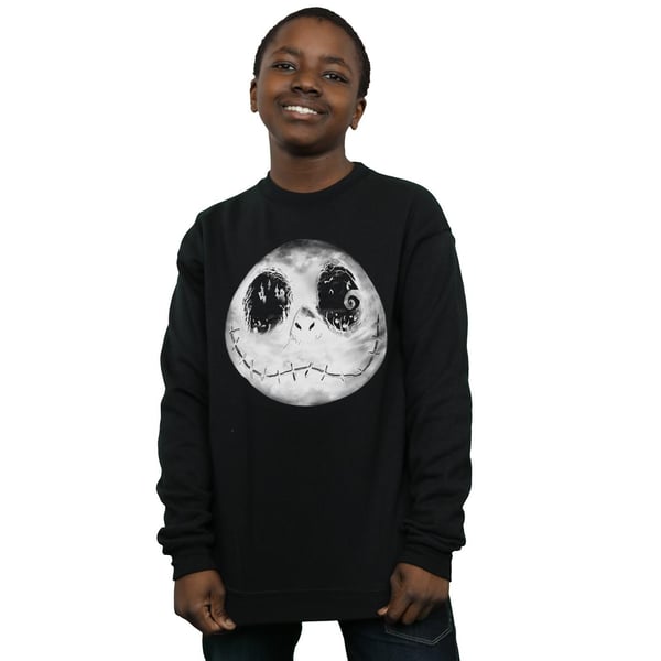 Disney Boys Nightmare Before Christmas Jack Moon Face Sweatshirt