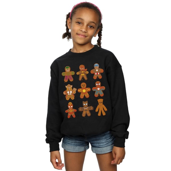 Marvel Girls Avengers Christmas Gingerbread Sweatshirt