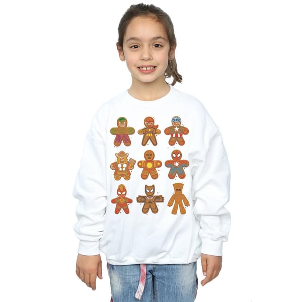 Marvel Girls Avengers Christmas Gingerbread Sweatshirt
