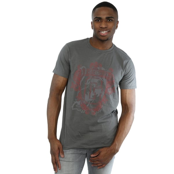 Harry Potter Mens Gryffindor Lion Crest T-Shirt