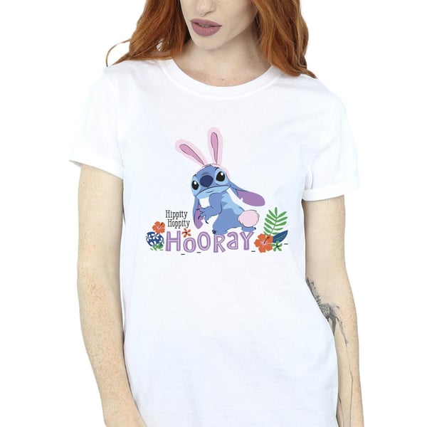 Disney Womens/Ladies Lilo & Stitch Hippity Hop Stitch Cotton Boyfriend T-Shirt
