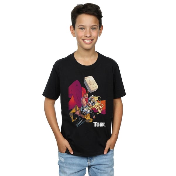 Marvel Boys The Mighty Thor Mjolnir T-paita