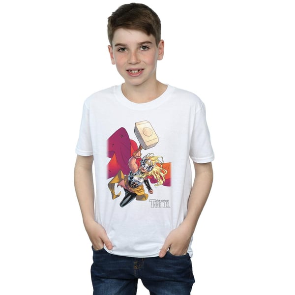 Marvel Boys The Mighty Thor Mjolnir T-paita