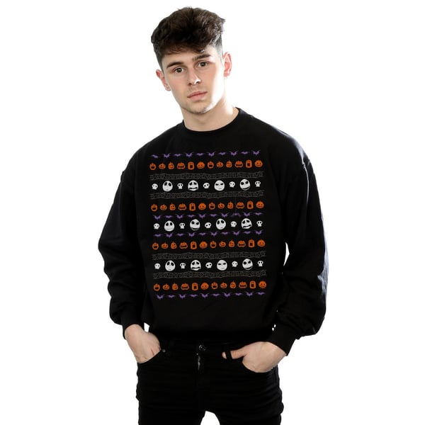 Disney Mens Nightmare Before Christmas Halloween Icons Sweatshirt