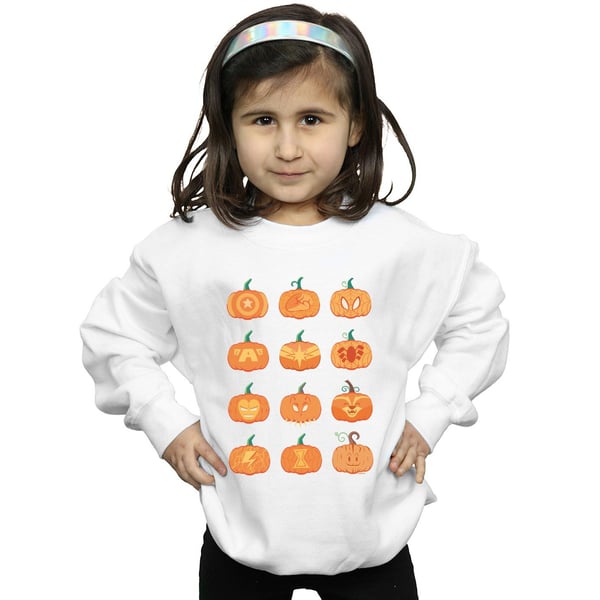 Marvel Girls Avengers Halloween Pumpkin Sweatshirt