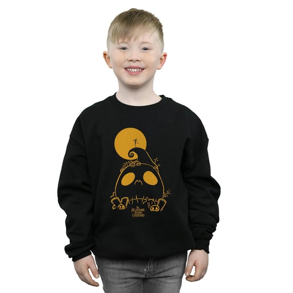 Disney Boys Nightmare Before Christmas Jack Skellington Cemetary Sweatshirt