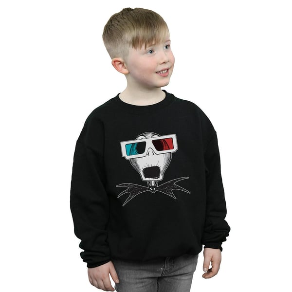 Disney Boys Nightmare Before Christmas Jack Skellington 3D Glasses Sweatshirt