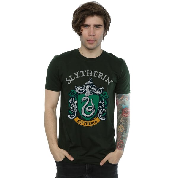 Harry Potter Mens Slytherin Crest T-Shirt