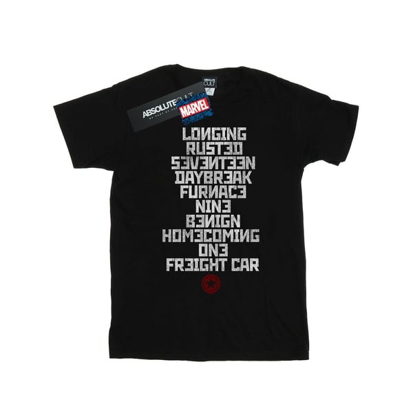 Marvel Boys Winter Soldier Trigger Words T-paita