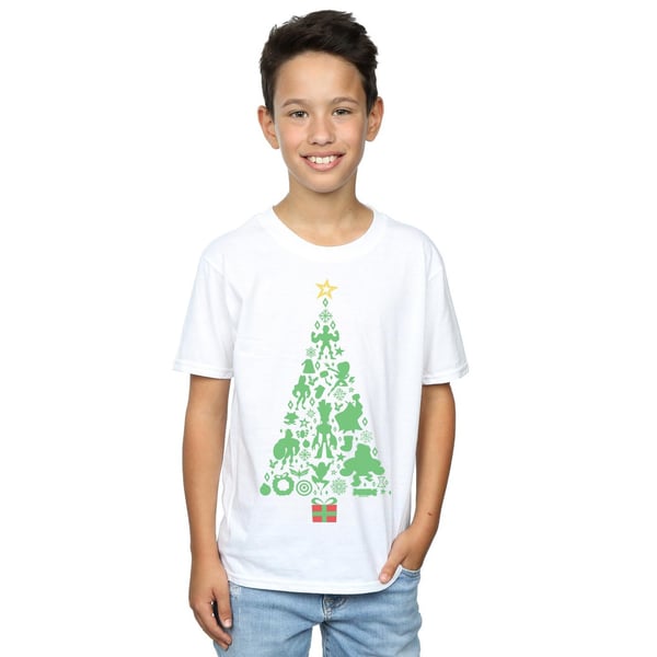 Marvel Boys Avengers Christmas Tree T-Shirt