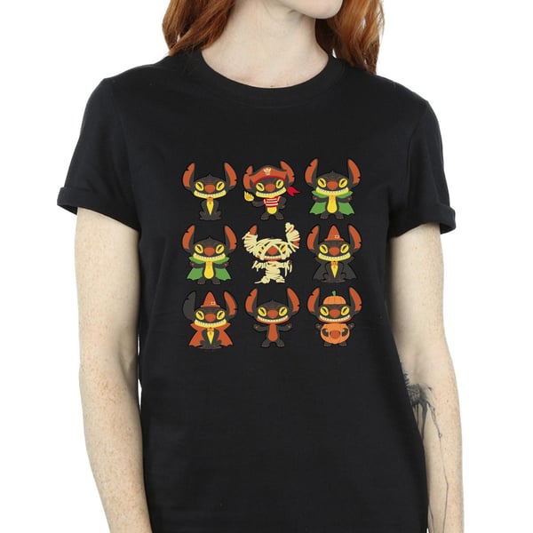 Disney Womens/Ladies Lilo & Stitch Halloween Costumes Cotton Boyfriend T-Shirt