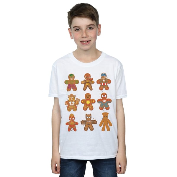 Marvel Boys Avengers Christmas Gingerbread T-Shirt